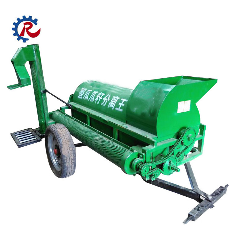 High efficient pumpkin seed harvest machine ,  Fast speed pumpkin seed harvester