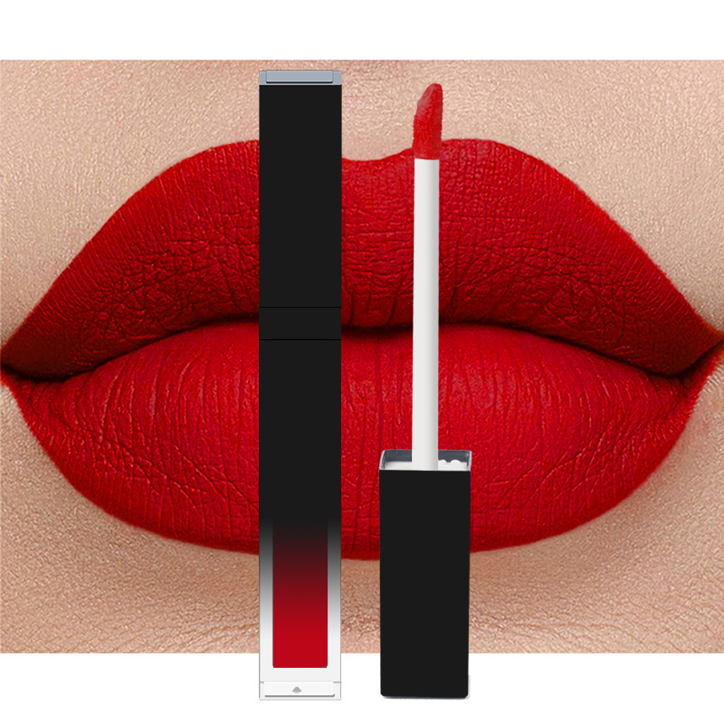 Long Lasting Line Cosmetic Liquid Matte Lipstick Custom Tubes Private Label Waterproof Nude Red Makeup Velvet Lipstick