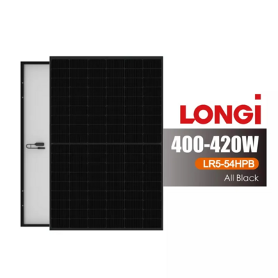 Longi 400W 405W 410W 415W 420W All Black full black Solar Module Solar Panel For Home Solar Panels