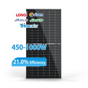 Jinko Longi Ja Trina Solar Panels System 450 Watt 1000 Watt Competitive Solar Panel Price Canadian Vietnam Philippines Indonesia