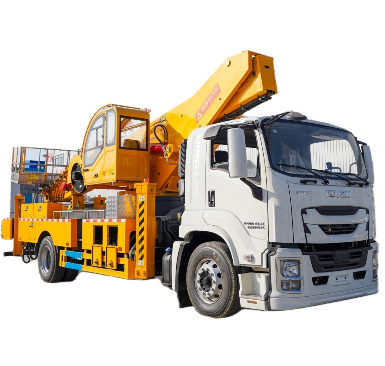 Famous Brand Isuzu 4*2 45m Hydraulic Aerial Work Platform Man Lift Boom Truck for Sale