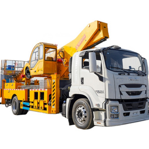 Famous Brand Isuzu 4*2 45m Hydraulic Aerial Work Platform Man Lift Boom Truck for Sale