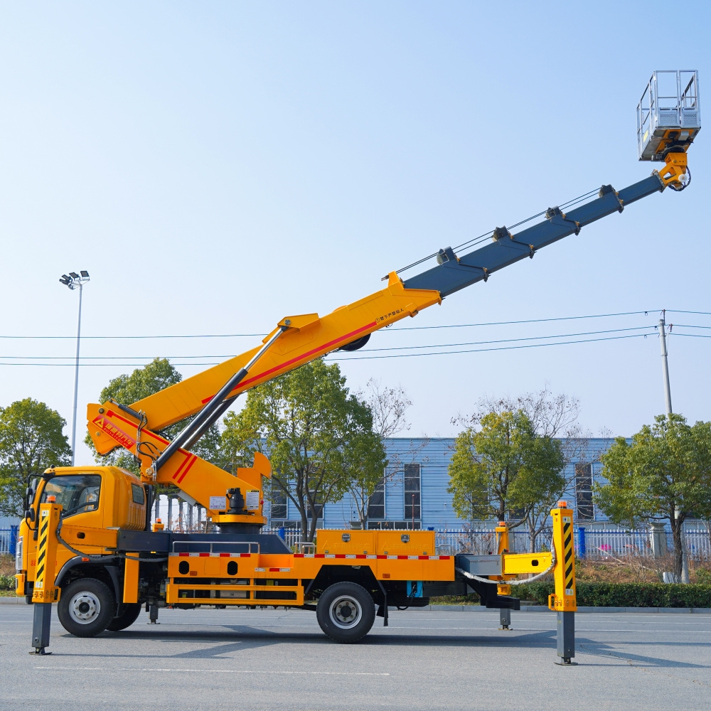 HOWO 4*2 32M Truck Mounted Aerial Work Platform High Aerial Operation Truck high lifting platform truck