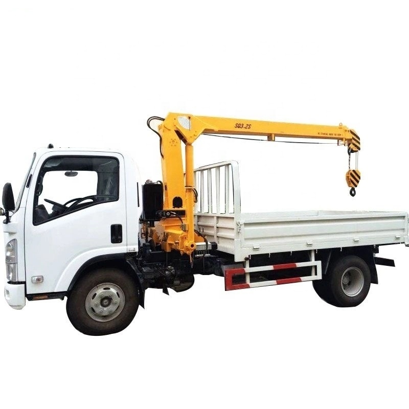 ISUZU 4T Telescopic Boom Self Loader Truck Mounted Crane Small Lift Crane 4 Ton Rated Load