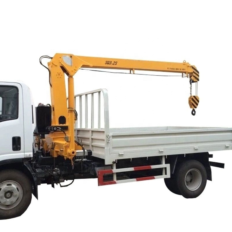 ISUZU 4T Telescopic Boom Self Loader Truck Mounted Crane Small Lift Crane 4 Ton Rated Load