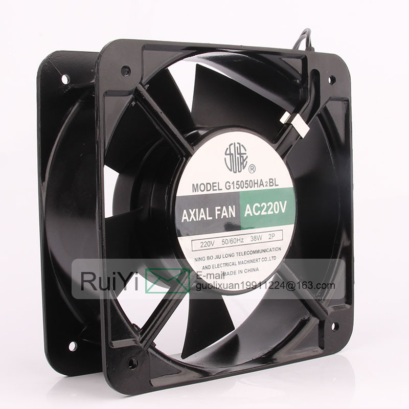 Original New Delhi West AC220V 0.22A EC AC 150x150x50mm 15CM 15050 Industrial exhaust Centrifugal G15050HA2BL cooling fan