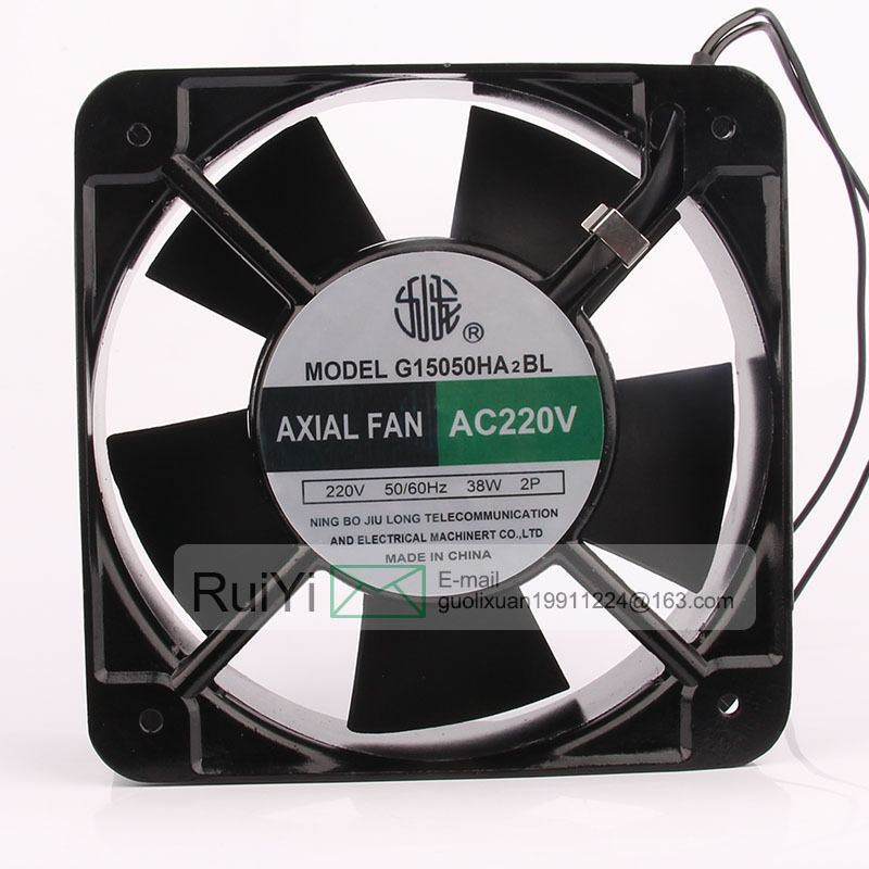 Original New Delhi West AC220V 0.22A EC AC 150x150x50mm 15CM 15050 Industrial exhaust Centrifugal G15050HA2BL cooling fan