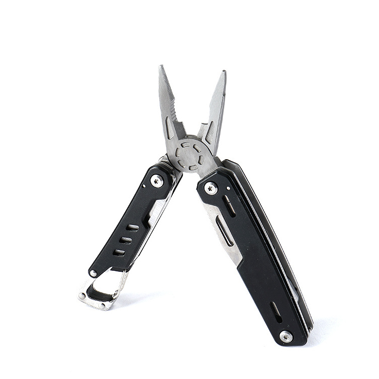 13-IN-1 Multi Knife Foldable Pocket Multitool Pliers Multi Tool Stainless Steel with Sheath for Outdoor Industrial Wire Pliers