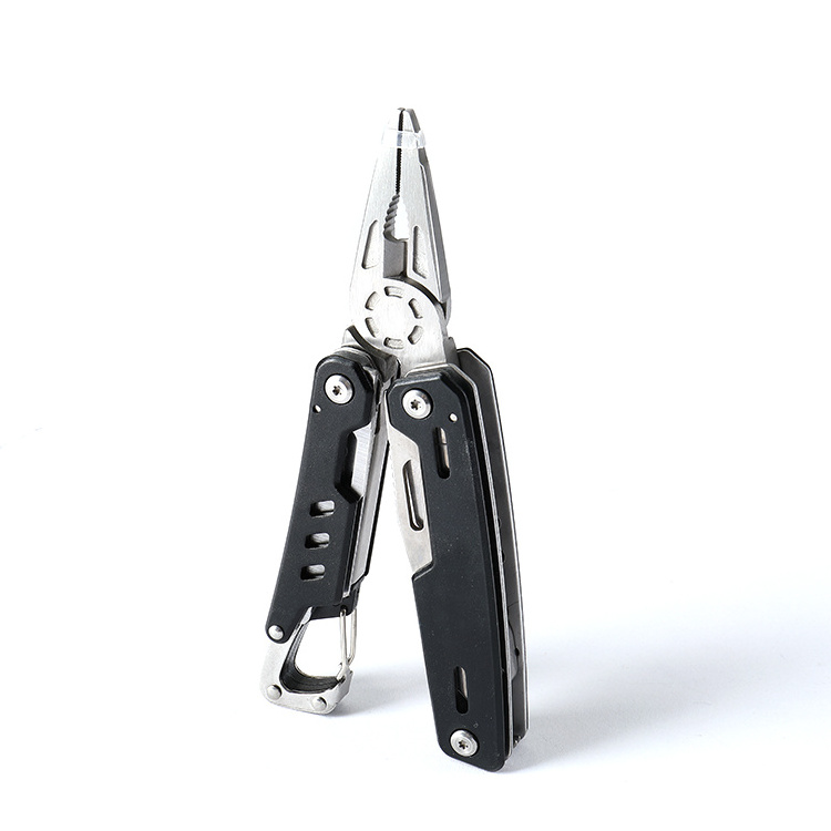 13-IN-1 Multi Knife Foldable Pocket Multitool Pliers Multi Tool Stainless Steel with Sheath for Outdoor Industrial Wire Pliers