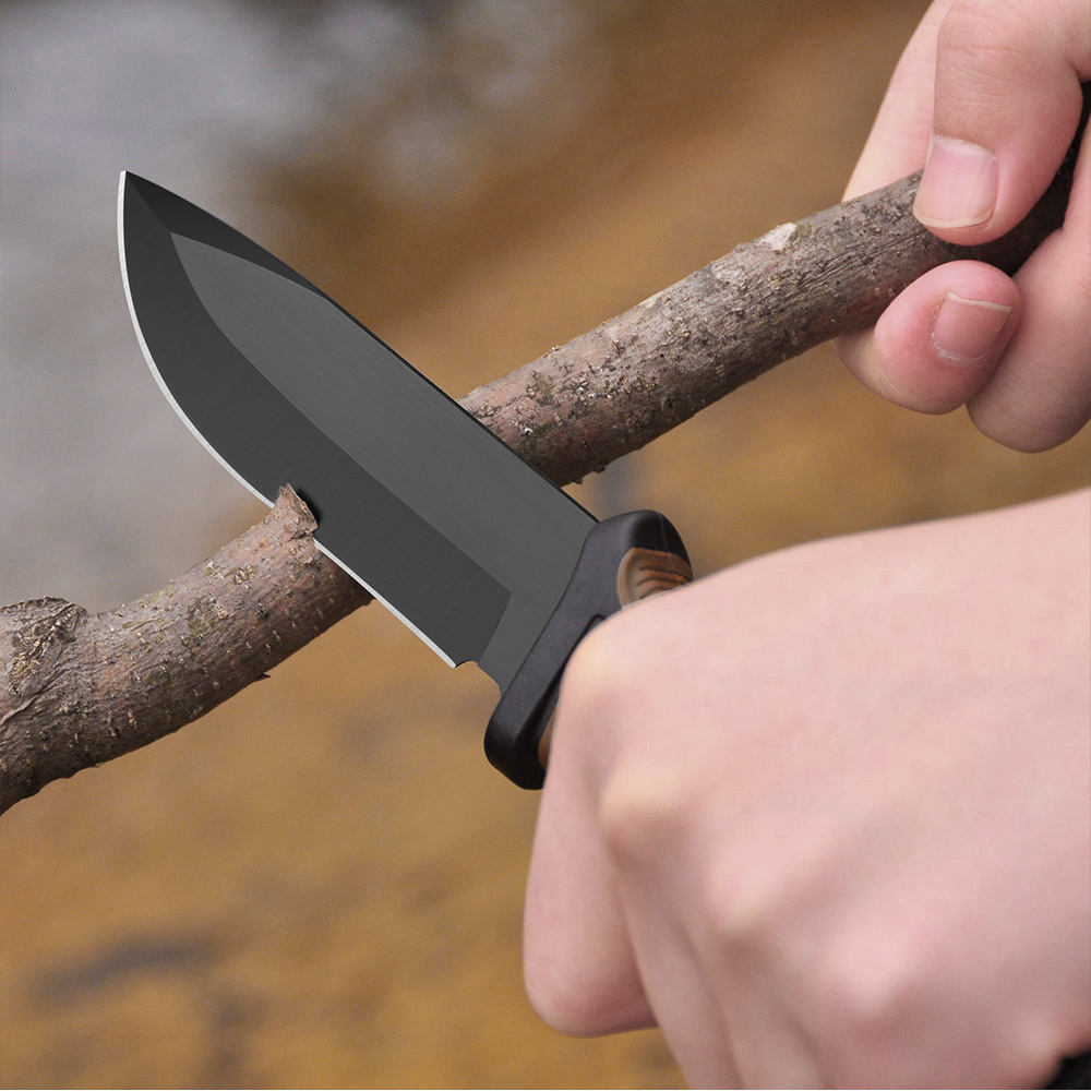 Wholesale Outdoor OEM Camping Hunting Facas Tactical Survival Combat Fixed Blade Knife With Kydex Sheath