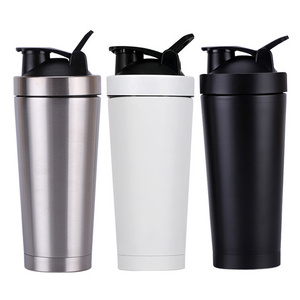 750ML Gym  Protein Powder Shaker Bottle Customized Customized Bpa Free Stainless steel protein shaker