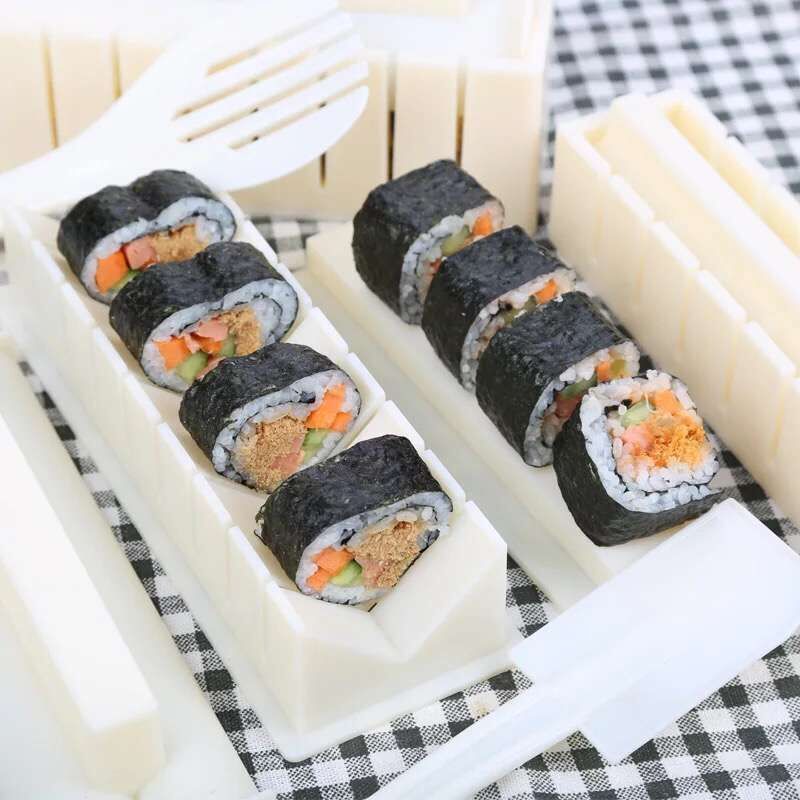 Kitchen Tabletop Gadgets Kitchen Accessories Food Beverage Beginners Sushi Maker Set