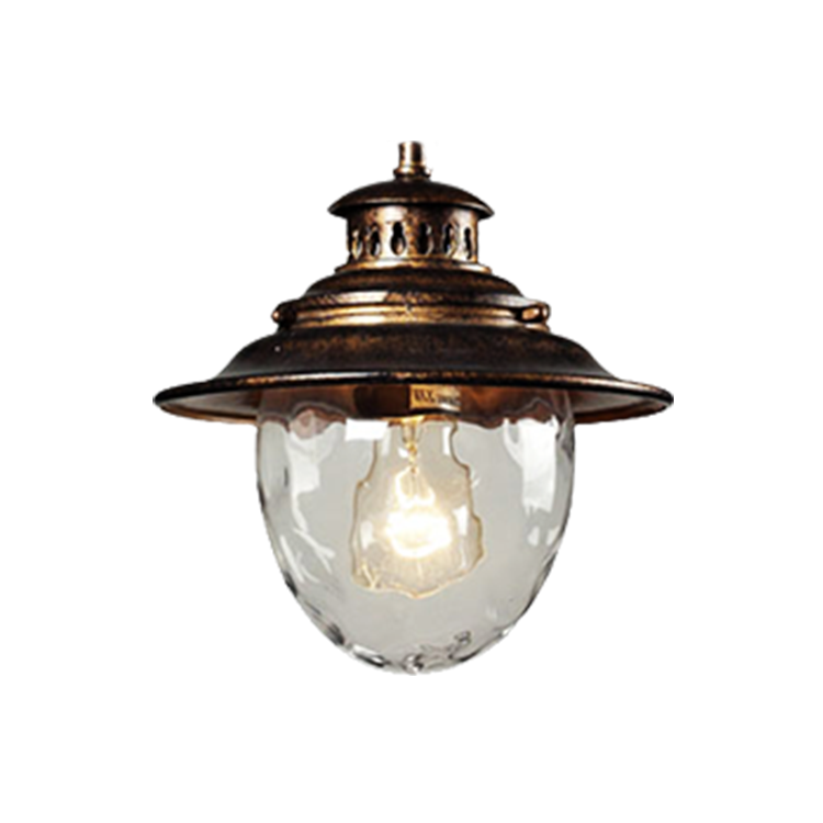 Vintage Style industrial pendant light Energy saving bulb suspended glass black nordic chandelier pendant light fixture