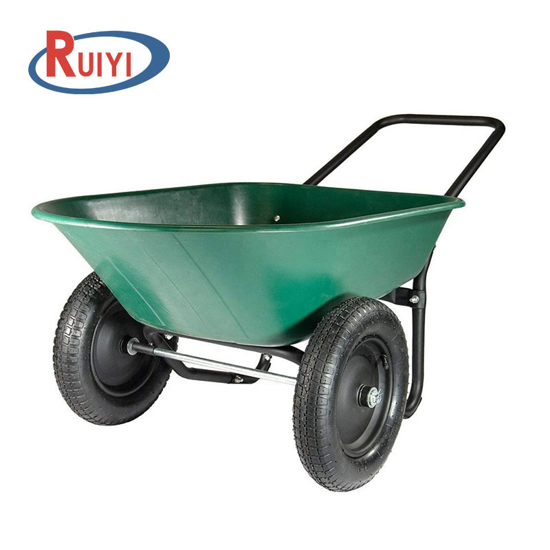 Multifunctional trailer 4 wheel electric motor wagon cart outdoor used heavy duty cart