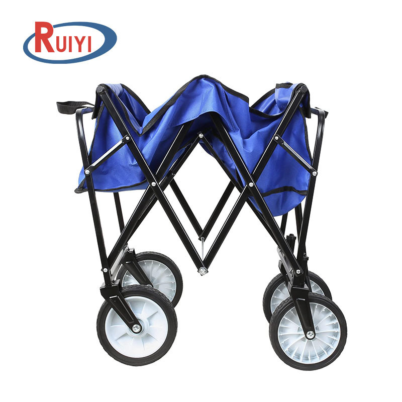 four wheels Folding Wagon Garden Shopping Beach Cart