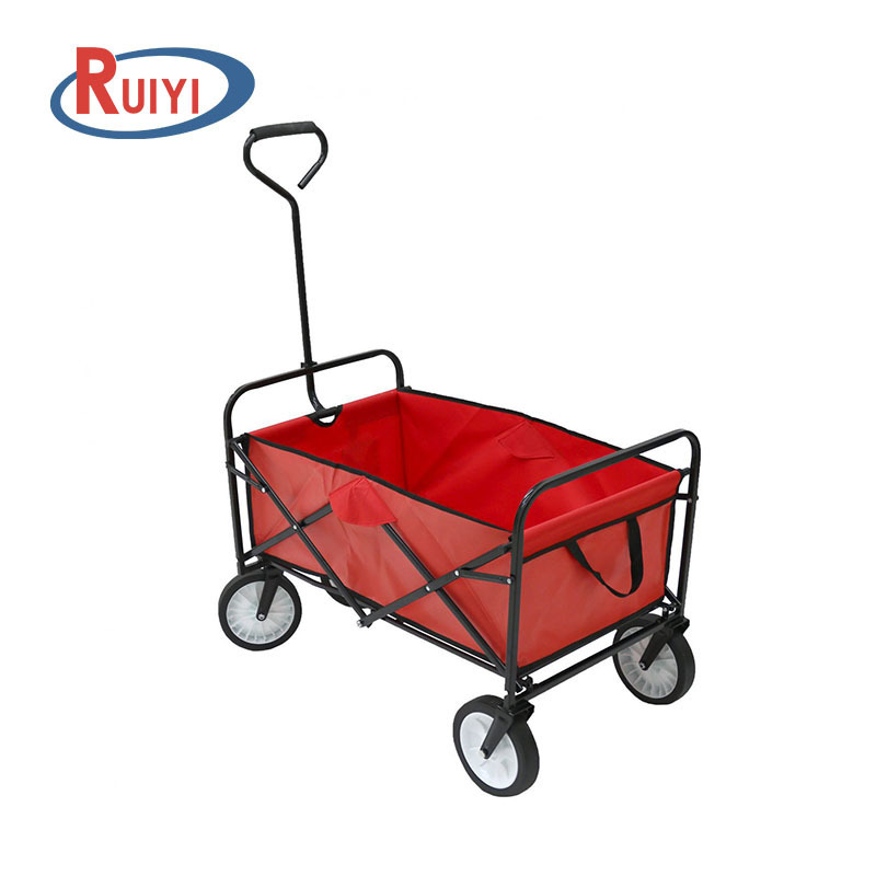 four wheels Folding Wagon Garden Shopping Beach Cart