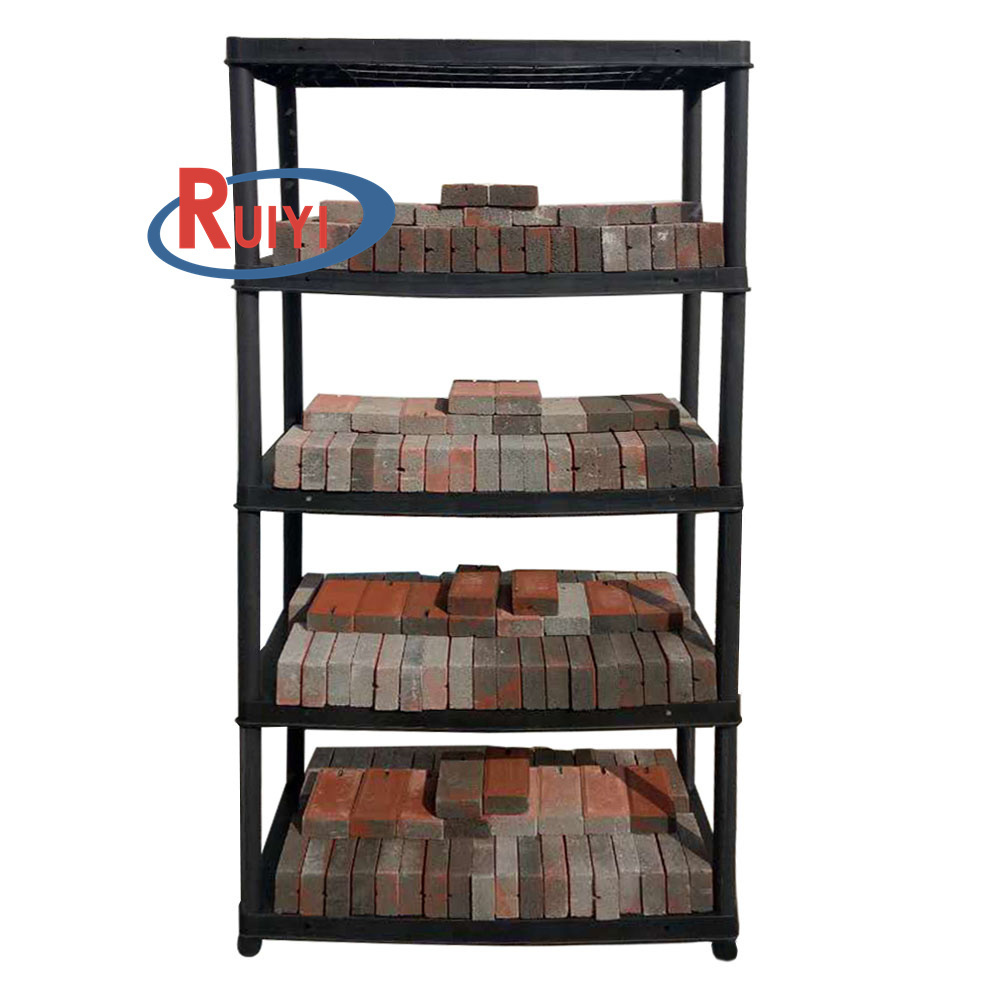 Plastic Shelf Boltless Warehouse Store Garage Plastic Shelving 5 Layer Tier Unit Sheet Storage Shelves Rack