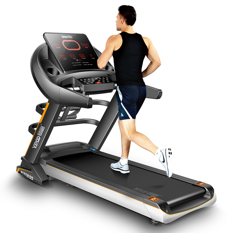 YPOO new design controller board treadmill dc motor price of running machine electric treadmill led screen