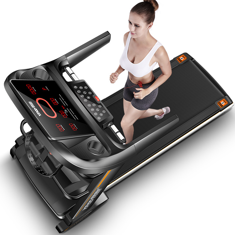 YPOO new design controller board treadmill dc motor price of running machine electric treadmill led screen