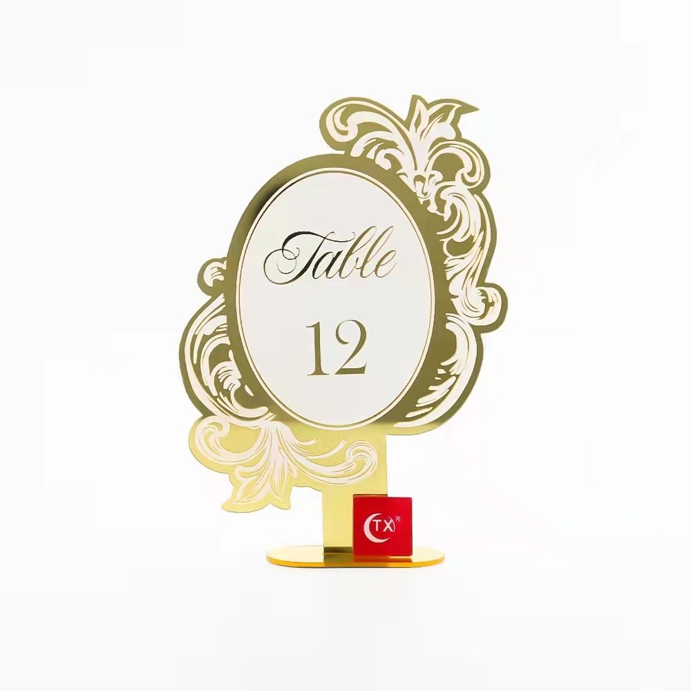 Factory direct wedding greeting card good quality wedding plastic guest seat card