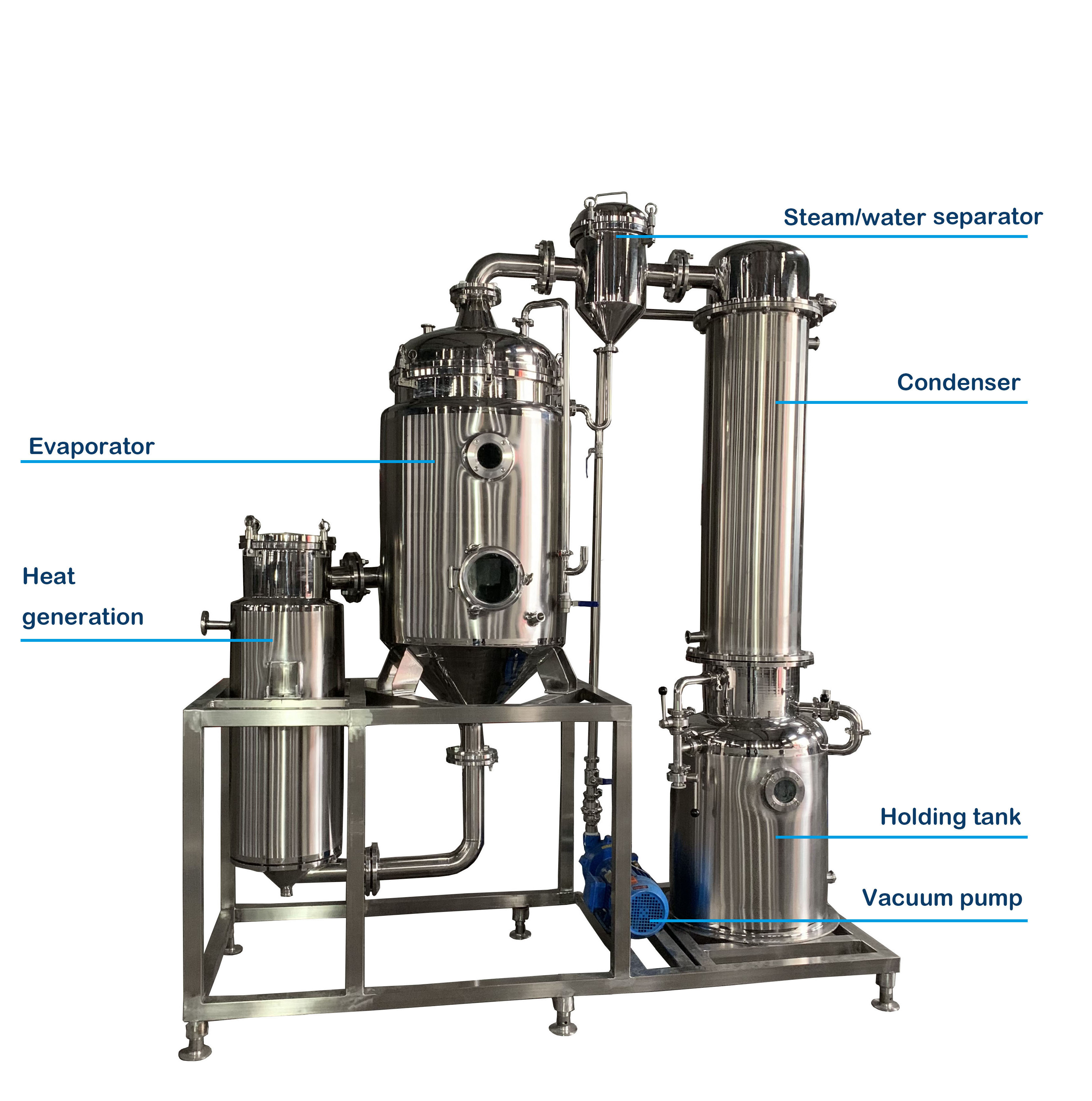 Ruiyuan evaporated milk machine the evaporator atmospheric evaporators