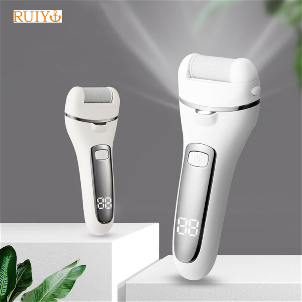 Electric Foot Pedicure Private Label USB Charging Waterproof Callus Remover Footfile With Light