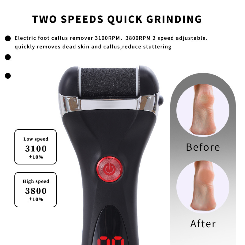 Foot File Callus Dead Skin Remover Care Tools Electric Foot Grinder USB Rechargeable Callus Remover