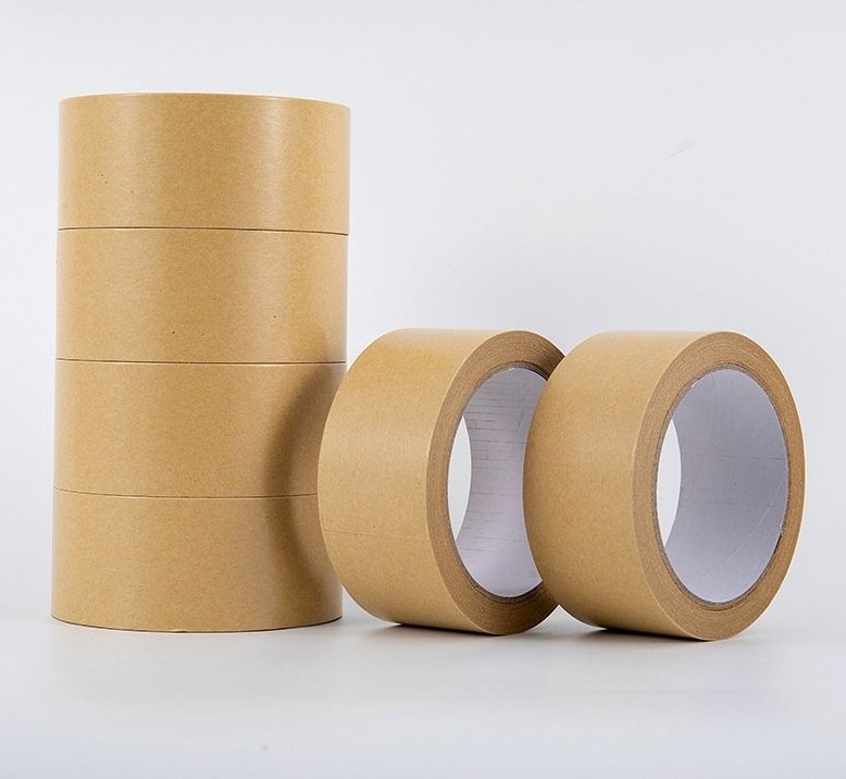 Environmentally friendly kraft tape with super glue for packing