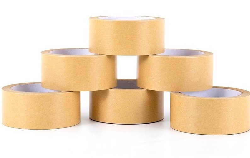 Environmentally friendly kraft tape with super glue for packing