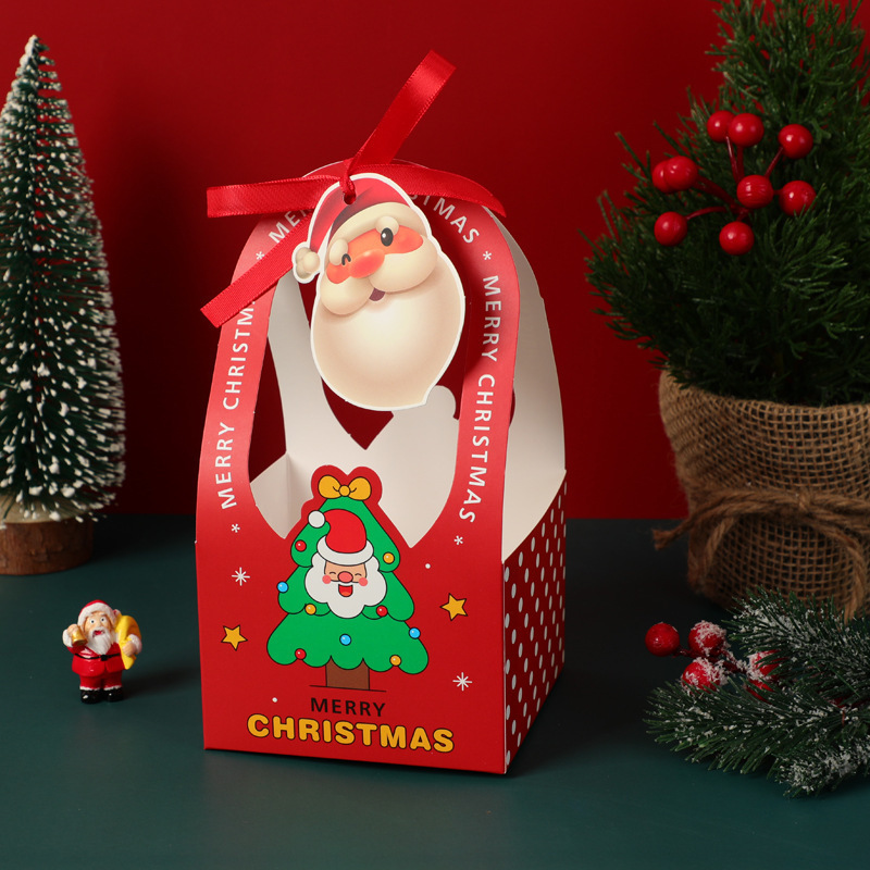 Wholesale new portable creative Christmas box Christmas Eve packaging gift Christmas gift box