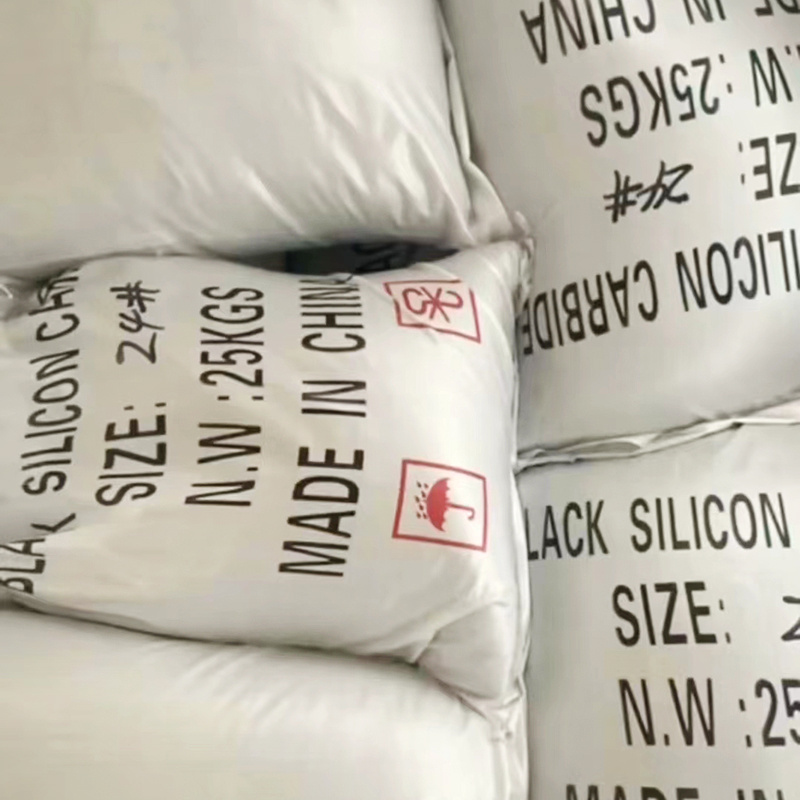 Black Silicon Carbide Factory wholesale resource F12-220 F240-360 F400-1500 For refractory and abrasives