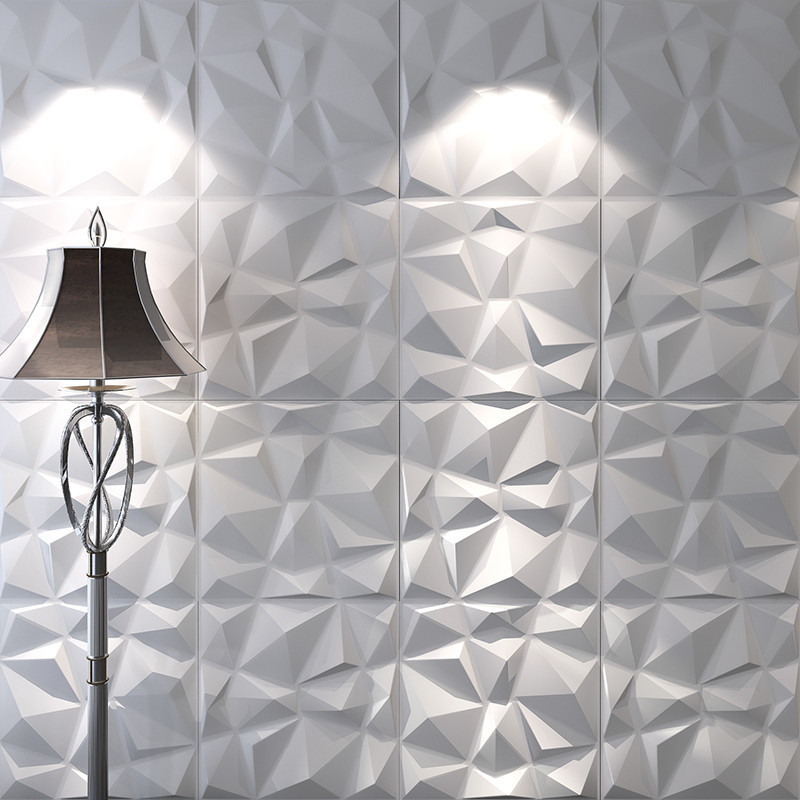 Selling black 3d pvc wall panel embossed wall paper 3d acoustic diffuser wall panel