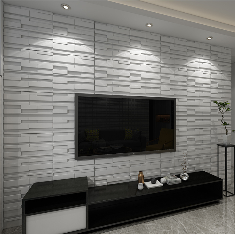 Factory interior tiles ceiling sheet used to manufacture brick design papel de parede pvc decorative 3d wall panels