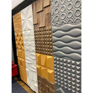 waterproof wall panels wall interior textures 3d wall panels Multi-color shapes desig