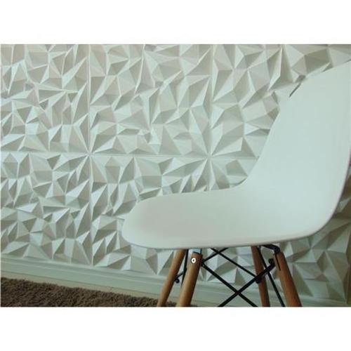 DIY 3d wallpaper 50*50cm square pvc plastic stone wall panel for living room