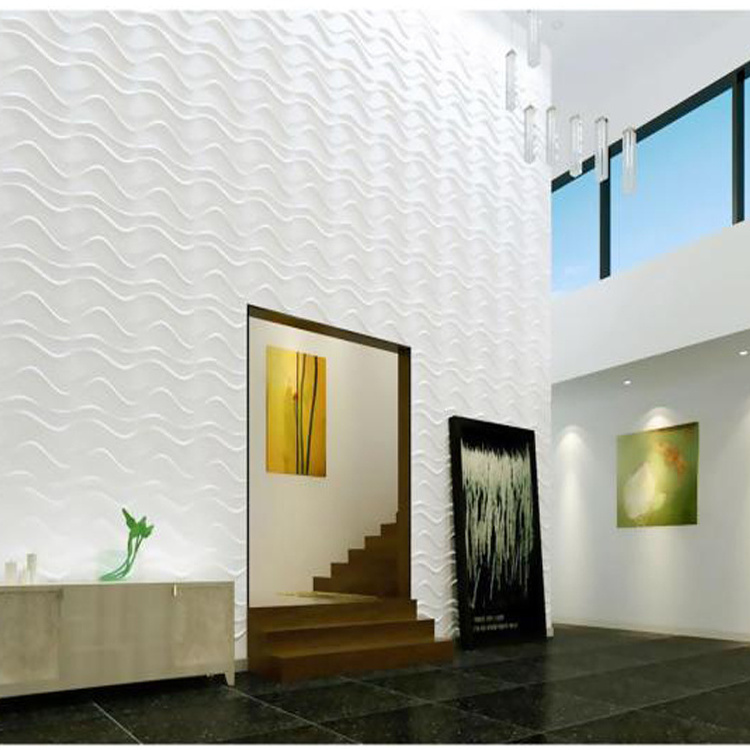 Modern Wall Art Decor 3D Wall Covering Panels golden hotel peel and stick 3D wall panel