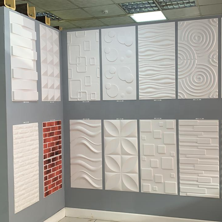 Cheap Indoor PVC Material Color Diy Wallboard Price Wall 3d Panel