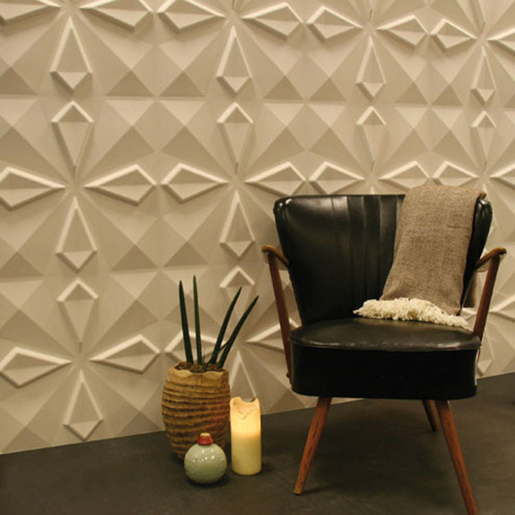 interior Wallpaper material decoration wall white peel and stick 3d wall panels 12 pack 3d board