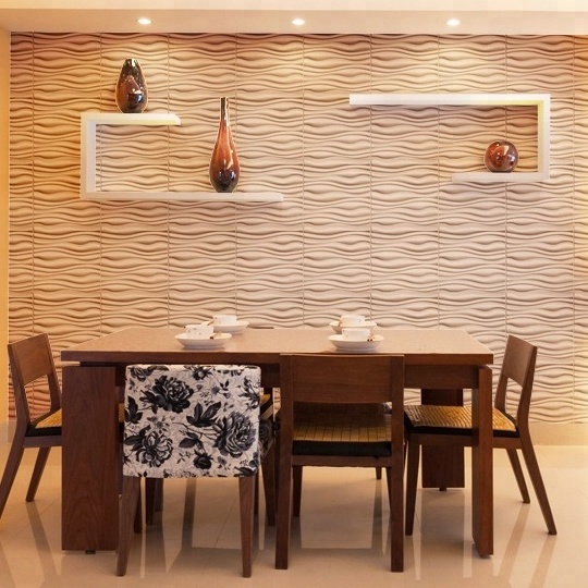 popular modern PVC wall panel 3d plastic wall panel wallpaper for spa decoration