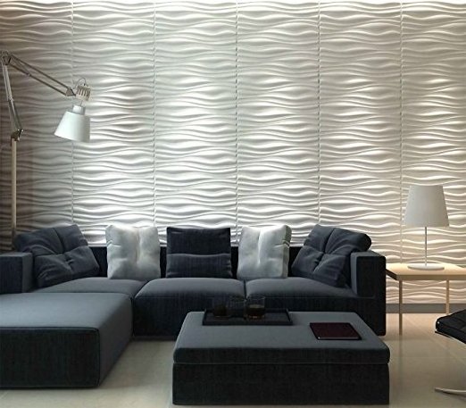 popular modern PVC wall panel 3d plastic wall panel wallpaper for spa decoration