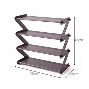 Space Saving Shoes Rack Over Multi-layer Stainless Steel Decorative Shelf Shoes Rack Sundries Dorm Room Stand Organizer