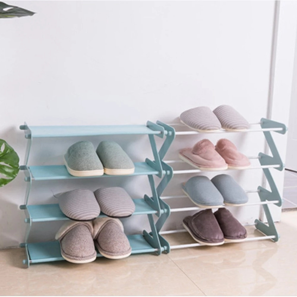 Space Saving Shoes Rack Over Multi-layer Stainless Steel Decorative Shelf Shoes Rack Sundries Dorm Room Stand Organizer