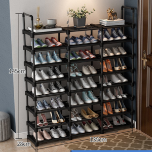 Modern Cheap price custom 6 tier metal steel non-woven shoe rack cabinet steel shoe racks for sale racks shoe