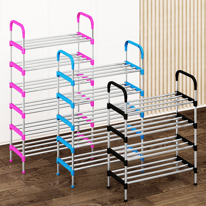 5 Tiers Shoe Rack Shoe Organizer 25 Pairs Space Saving Non-woven Fabric Shoe Shelf