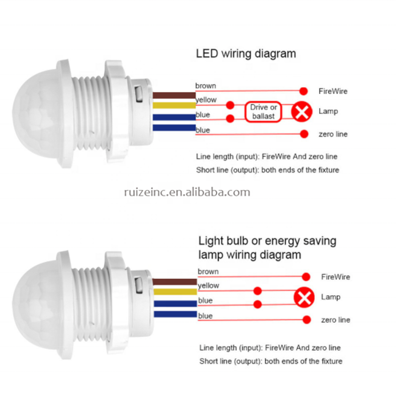 Mini Closet PIR Sensor Detector Smart Switch 110V 220V LED PIR Infrared Motion Sensor Detection Automatic Sensor Light Switch