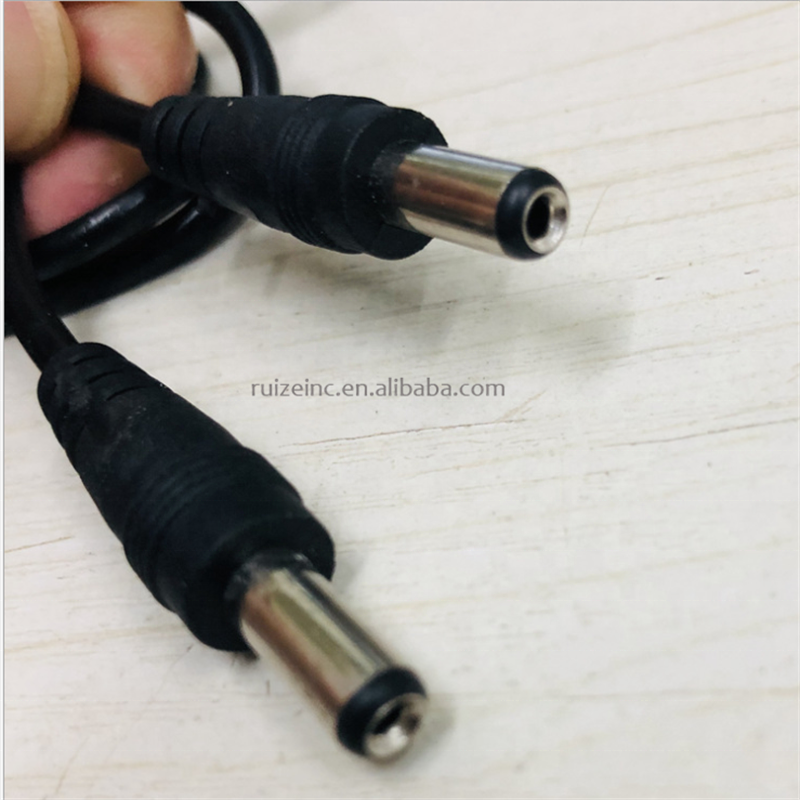 Best Promotion USB Port To 5.5 x 2.1mm 5V DC  Jack Power Cable Connector Black For LED Lamp Or Other Equipment