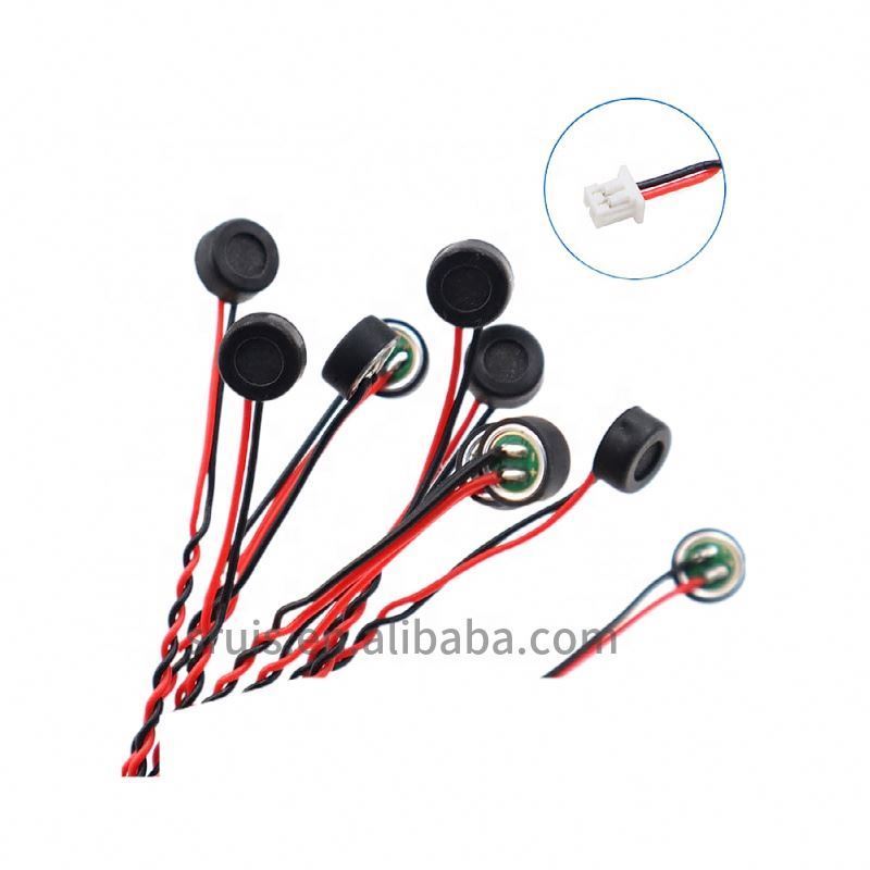 IN STOCK 3V condenser microphone head with cable 4.0*1.5mm with line microphone condenser Accessories