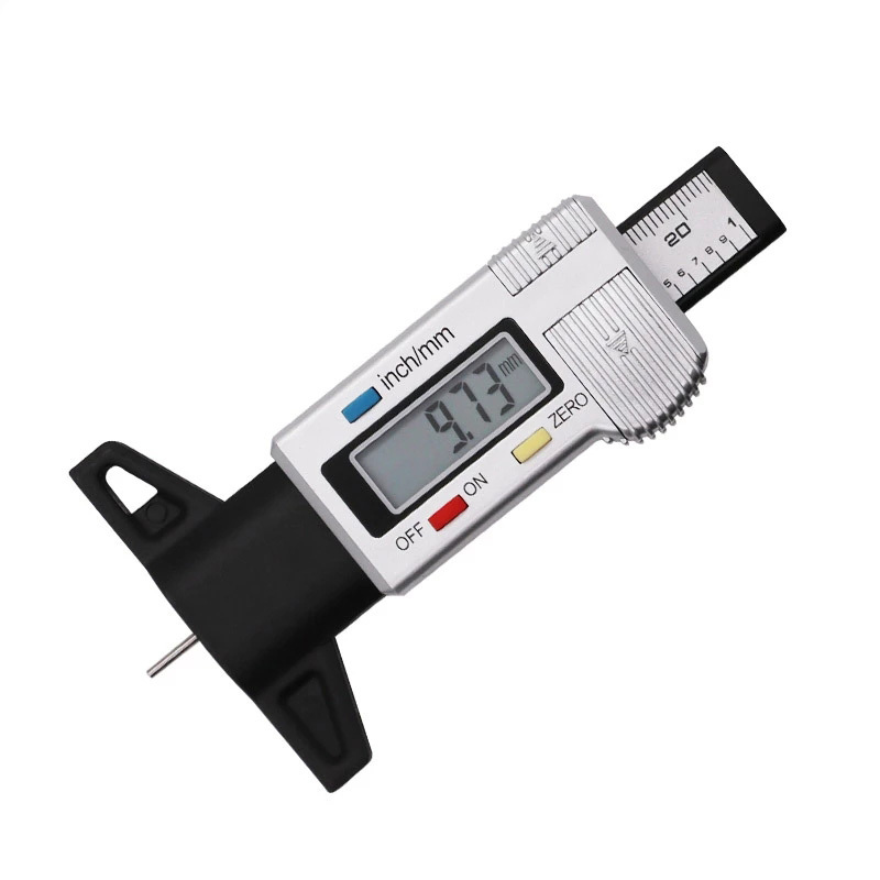 0-25.4/0.01MM Digital Car Tyre Tire Tread Depth Gauge Meter Auto Tire Wear Detection Measuring Tool Caliper Thickness Gauges