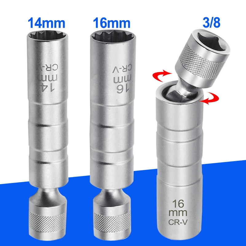 Socket Wrench Magnetic 12 Angle Repairing Removal Tool Thin Wall 3/8