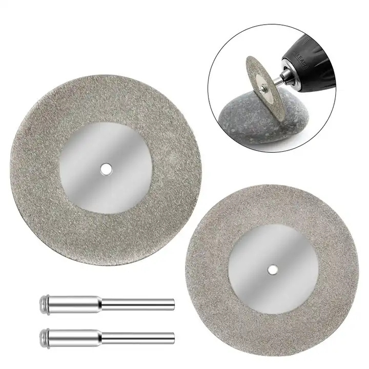 Diamond Cutting Disc Wheels Rotary Tool Circular Saw Blade for Dremel Mini Drill Mandrel Cutoff Wood Stone Plastic Glass Tile